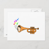 Trumpet Briefkaart (Voorkant / Achterkant)