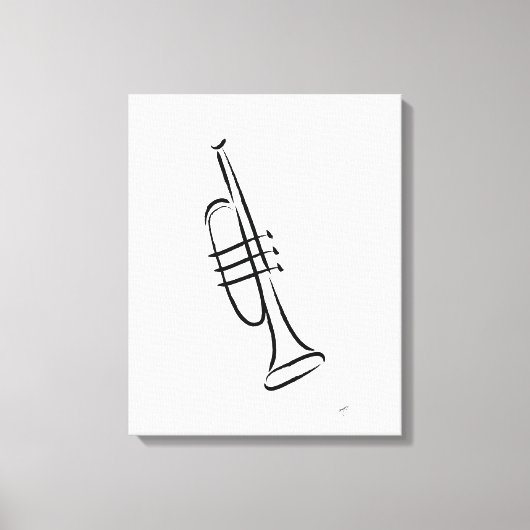 Trumpet Canvas Afdruk (Voorkant)