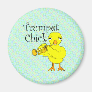 Trumpet Chick Magneet