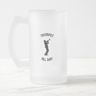 Trumpet de hele dag matglas bierpul