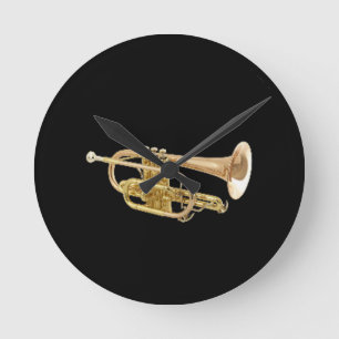 "Trumpet" design gifts and products Ronde Klok
