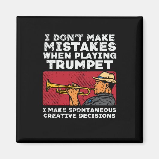 Trumpet - Een Trumpet afspelen Magneet (Voorkant)