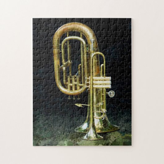 Trumpet en Tuba Legpuzzel (Verticaal)