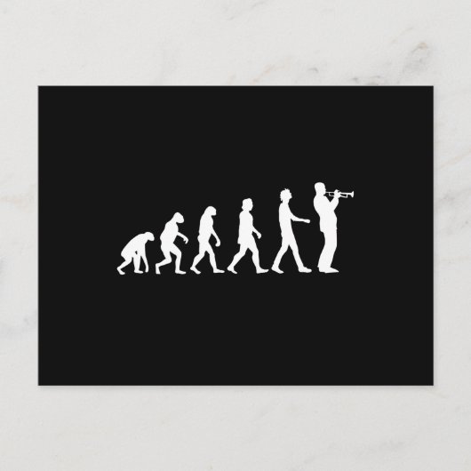 Trumpet Evolution Briefkaart (Voorkant)