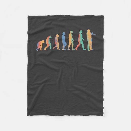 Trumpet Evolution Fleece Deken (Voorkant)