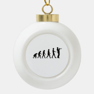 Trumpet Evolution Keramische Bal Ornament