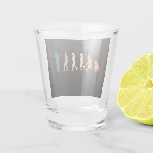 Trumpet Evolution Shot Glas (Achterkant)