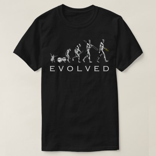 Trumpet Evolution T-shirt (Design voorkant)