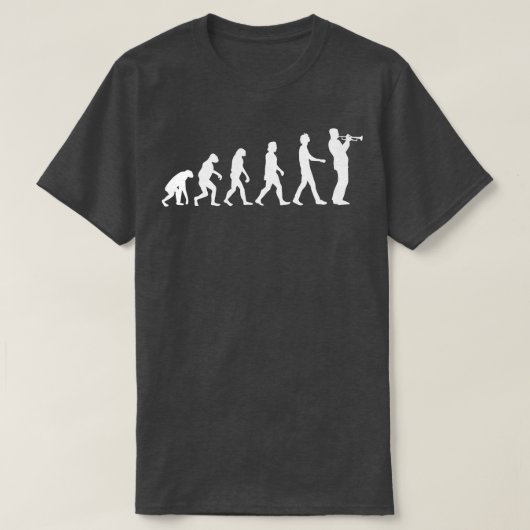 Trumpet Evolution T-shirt (Design voorkant)