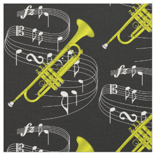 Trumpet Fabric - Donker Stof