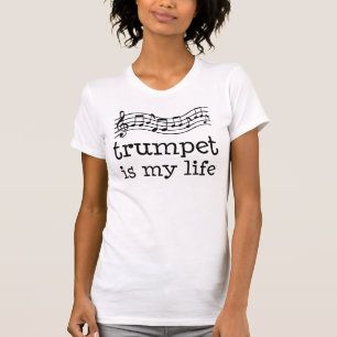 Trumpet is mijn leven t-shirt