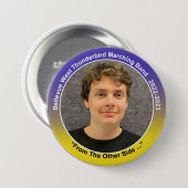 Trumpet James 11 Ronde Button 7,6 Cm (Voorkant /achterkant)