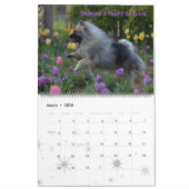 Trumpet Keeshond Calendar Kalender (Mar 2026)