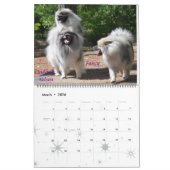 Trumpet Keeshond Calendar Kalender (Mar 2026)
