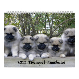 Trumpet Keeshond Calendrier 2012