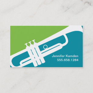 Trumpet-leraar Visitekaartjes
