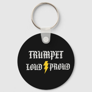 Trumpet: Luid- en roodSleutelhanger Sleutelhanger