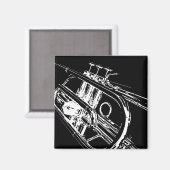 Trumpet Magneet (Voorkant / Achterkant)