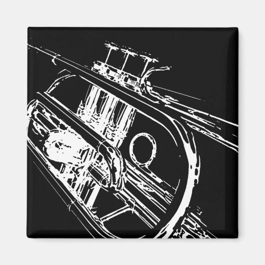 Trumpet Magneet (Voorkant)