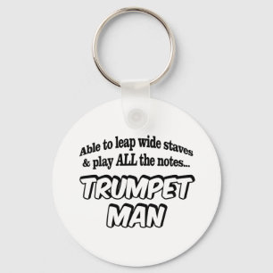Trumpet Man - Muzieksuperheld Sleutelhanger
