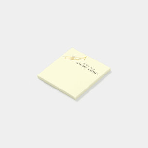 Trumpet Musician Band Teacher Post-it Notes