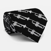 Trumpet Musician Stropdas (Opgerold)