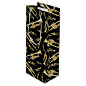 Trumpet Musicien Groupe enseignant Vin Sac cadeau (Devant Angle)