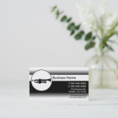 Trumpet noir blanc coutume cartes de visite (Debout devant)
