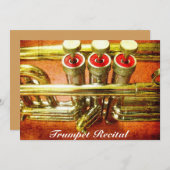 Trumpet Overweging cool jazz stijlvolle prestaties Kaart (Voorkant / Achterkant)