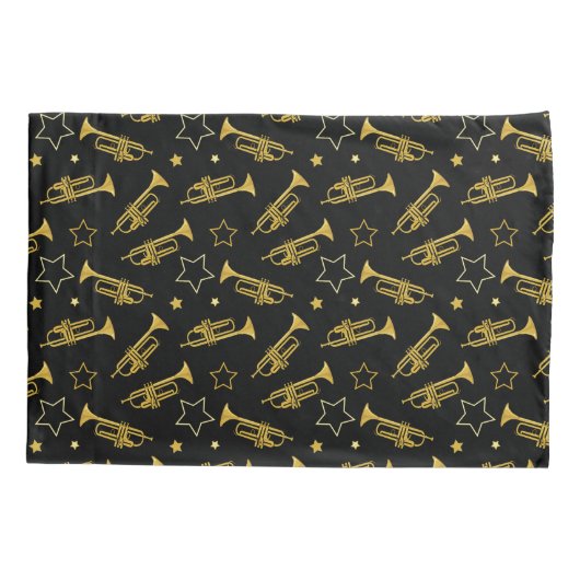 Trumpet Patroon Kussensloop (Achterkant)