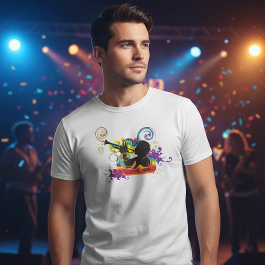 Trumpet Player Art Work T-shirt