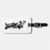 Trumpet Player Bagagelabel (Voorkant horizontaal)