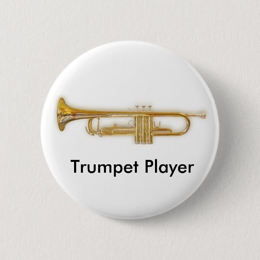 Trumpet Player Button (Voorkant)