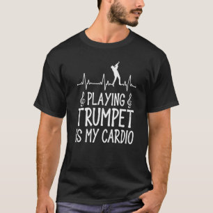 Trumpet Player die Trumpet afspeelt is mijn Cardi T-shirt