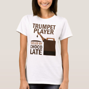 Trumpet Player (Funny) Chocolate T-shirt
