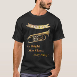 Trumpet Player Funny Humor Musical Instrument T-shirt