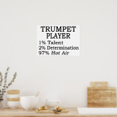 Trumpet Player Hot Air Poster (Keuken)