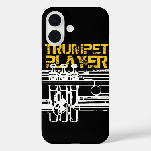 Trumpet Player iPhone case (Achterkant)