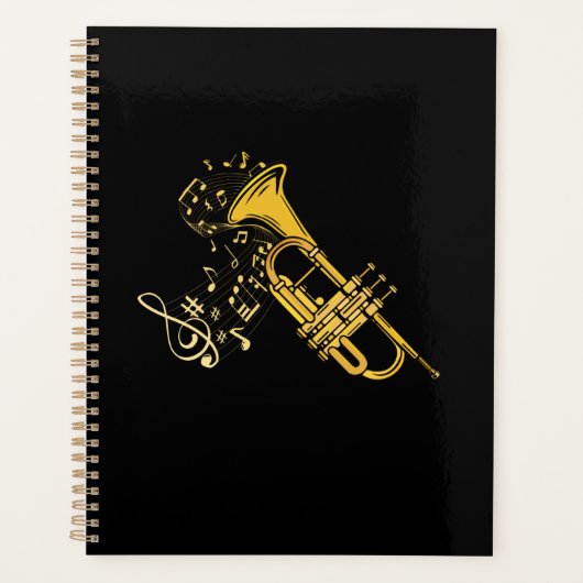 Trumpet Player Jazz Music Gift Big Band Trumpet (Devant)