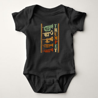 Trumpet Player  Jazz Music Romper