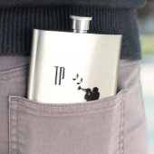 Trumpet Player-monogram Flacon (Voorbeeld)