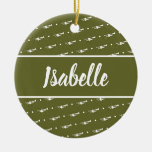 Trumpet Player Musician Gift Personated Custom Keramisch Ornament