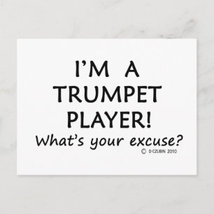 Trumpet Player-pardon Briefkaart