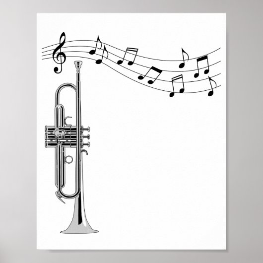 Trumpet Player Poster (Voorkant)