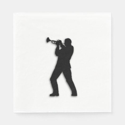 Trumpet Player Servetten (Voorkant)