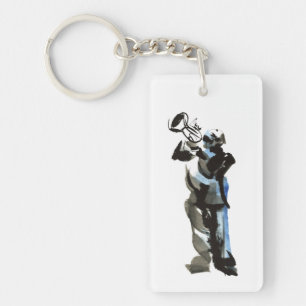 Trumpet Player Sleutelhanger