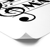 Trumpet Player Treble Maker Poster (Hoek)