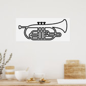 Trumpet Poster (Keuken)