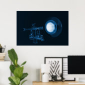 Trumpet Poster (Thuiskantoor)