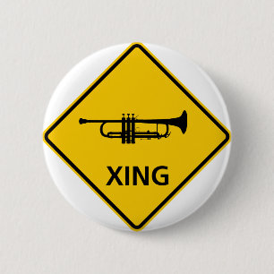 Trumpet-routekaart Ronde Button 5,7 Cm